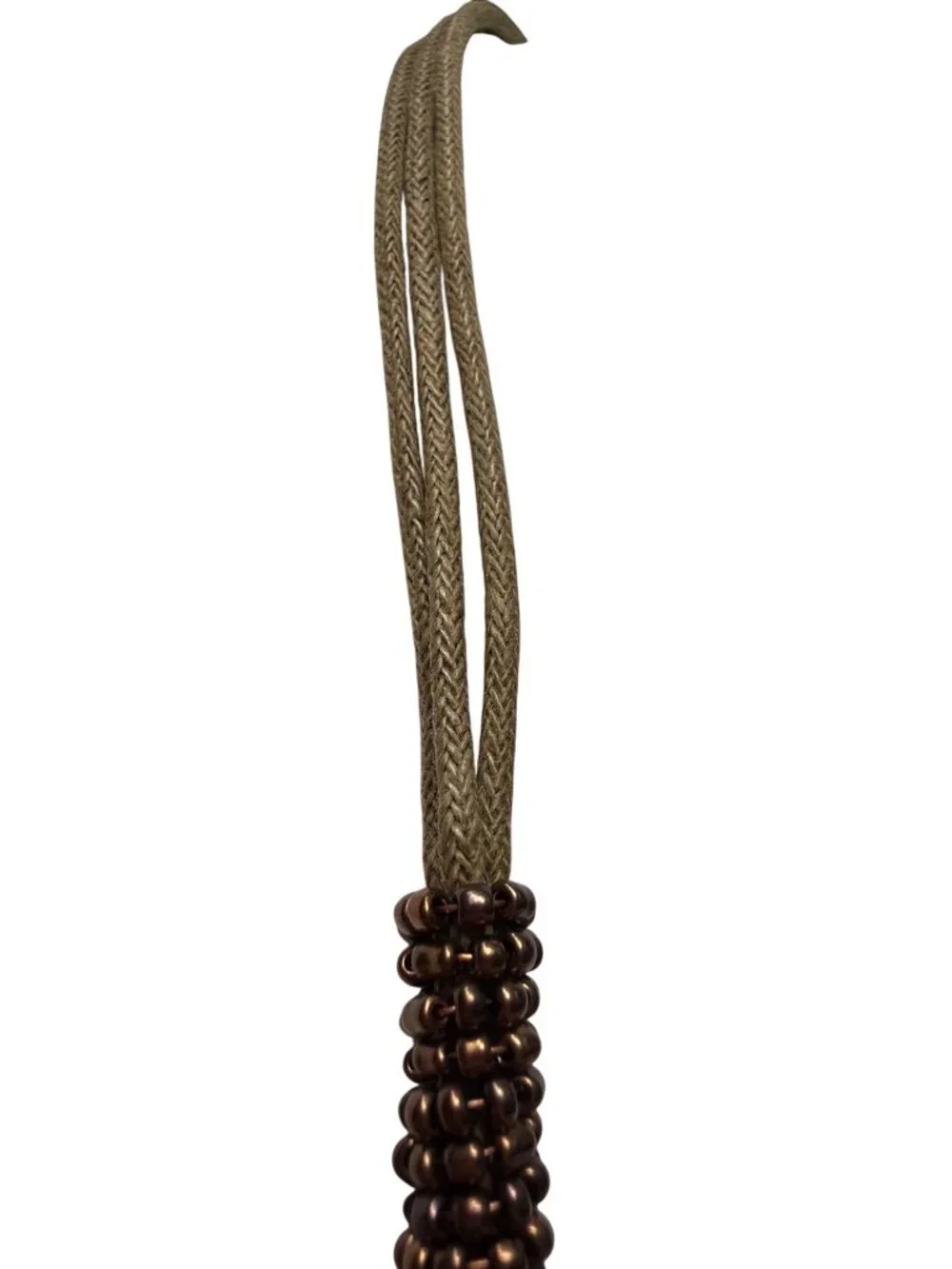 Lia Sophia Harvest Moon Shell Necklace Mother of Pearl Multi Cord Adj 19.5